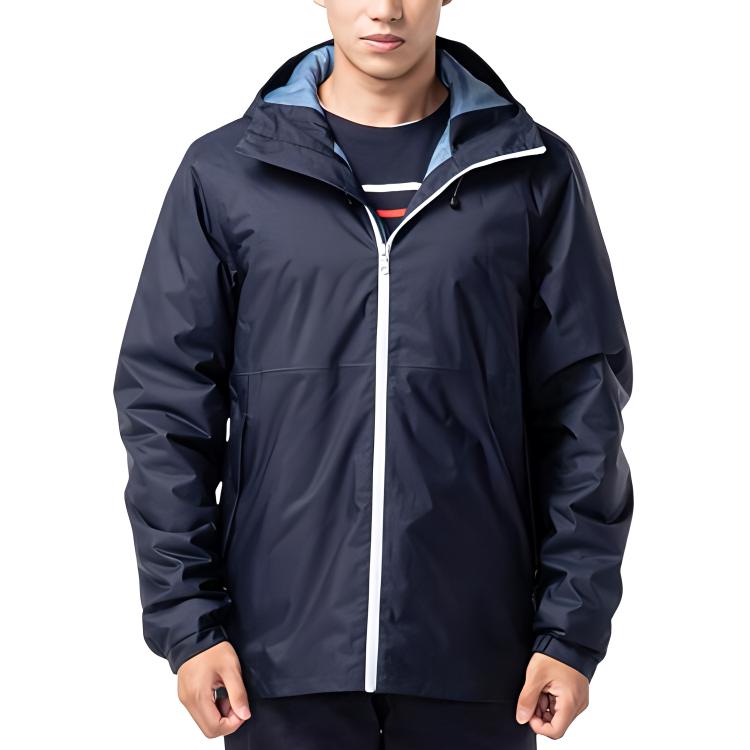 DECATHLON 100 Navy Blue Warm Hooded Casual Jacket Outdoor Wear 8648032