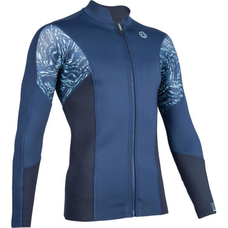 DECATHLON 900 Embroidered Sun-Resistant Wetsuit - Turkish Blue/Navy 8550729