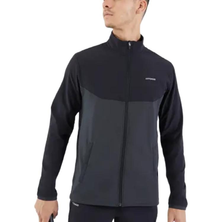 DECATHLON Breathable Long-Sleeve Jacket Black/Grey. 8545214