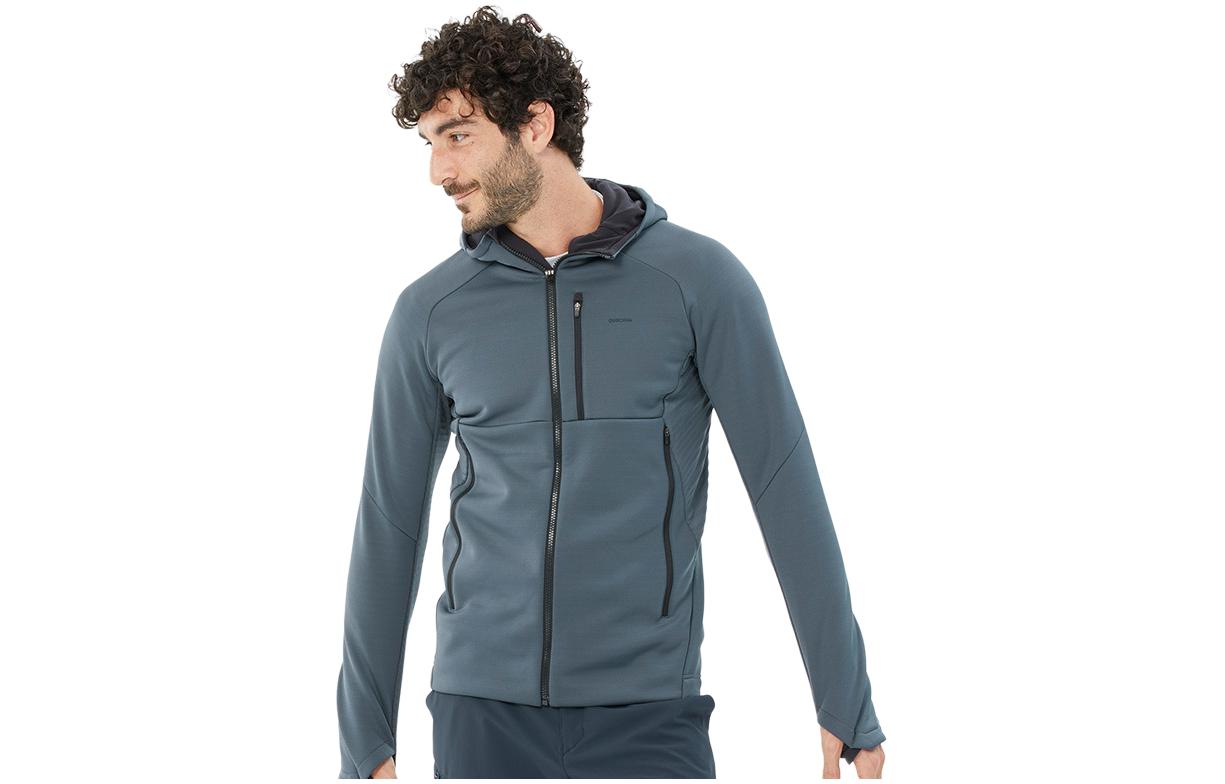 DECATHLON Colorblock Hoodie Thickened Fleece Jacket Unisex. 8649143