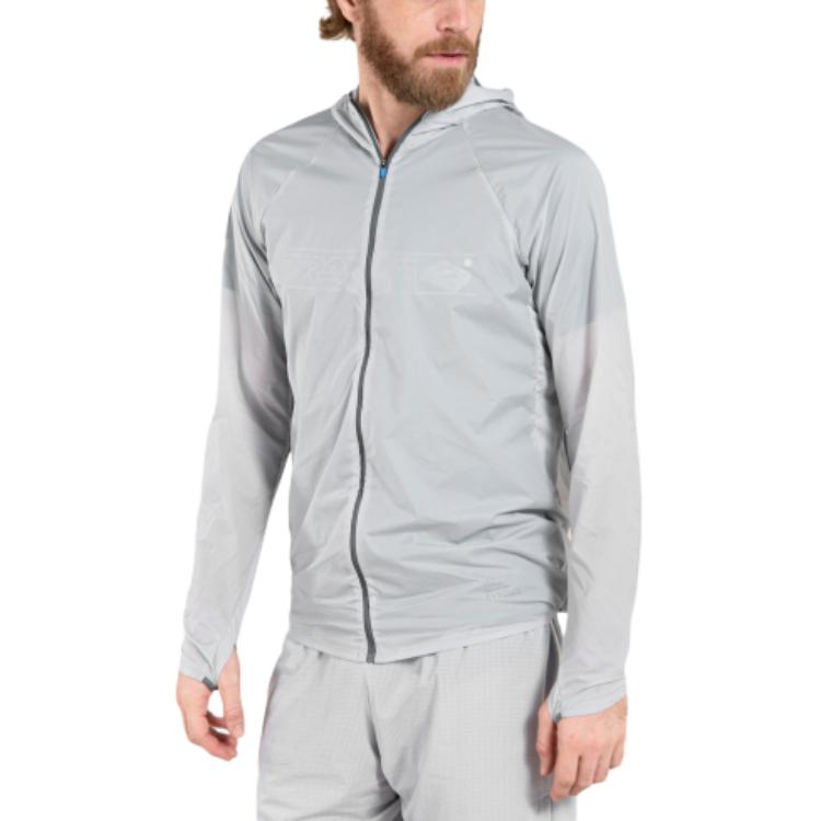 DECATHLON Evadict Windproof Waterproof Breathable Jacket Silver Grey 8608059