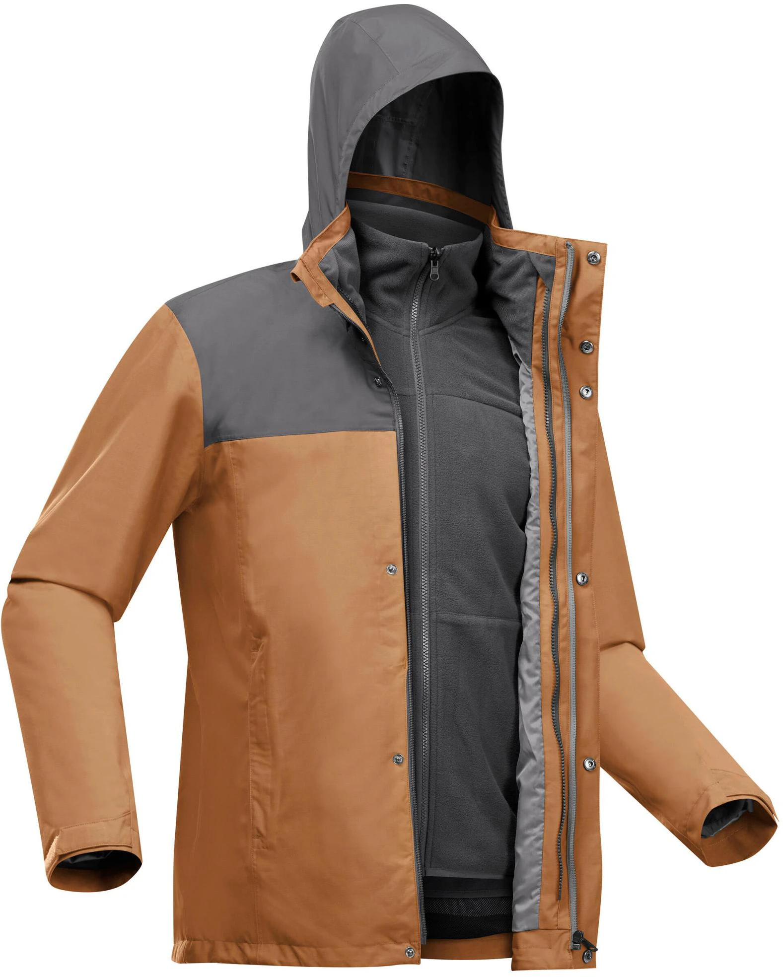 decathlon-forclaz-0-c-travel-100-3-in-1-waterproof-hiking-jacket-brown-gray-8580031