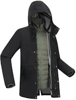 DECATHLON Forclaz Travel 900 Waterproof 3-in-1 Hiking Jacket Men Black 8789011 DECATHLON Forclaz Travel 900 Waterproof 3-in-1 Hiking Jacket Men Black 8789011