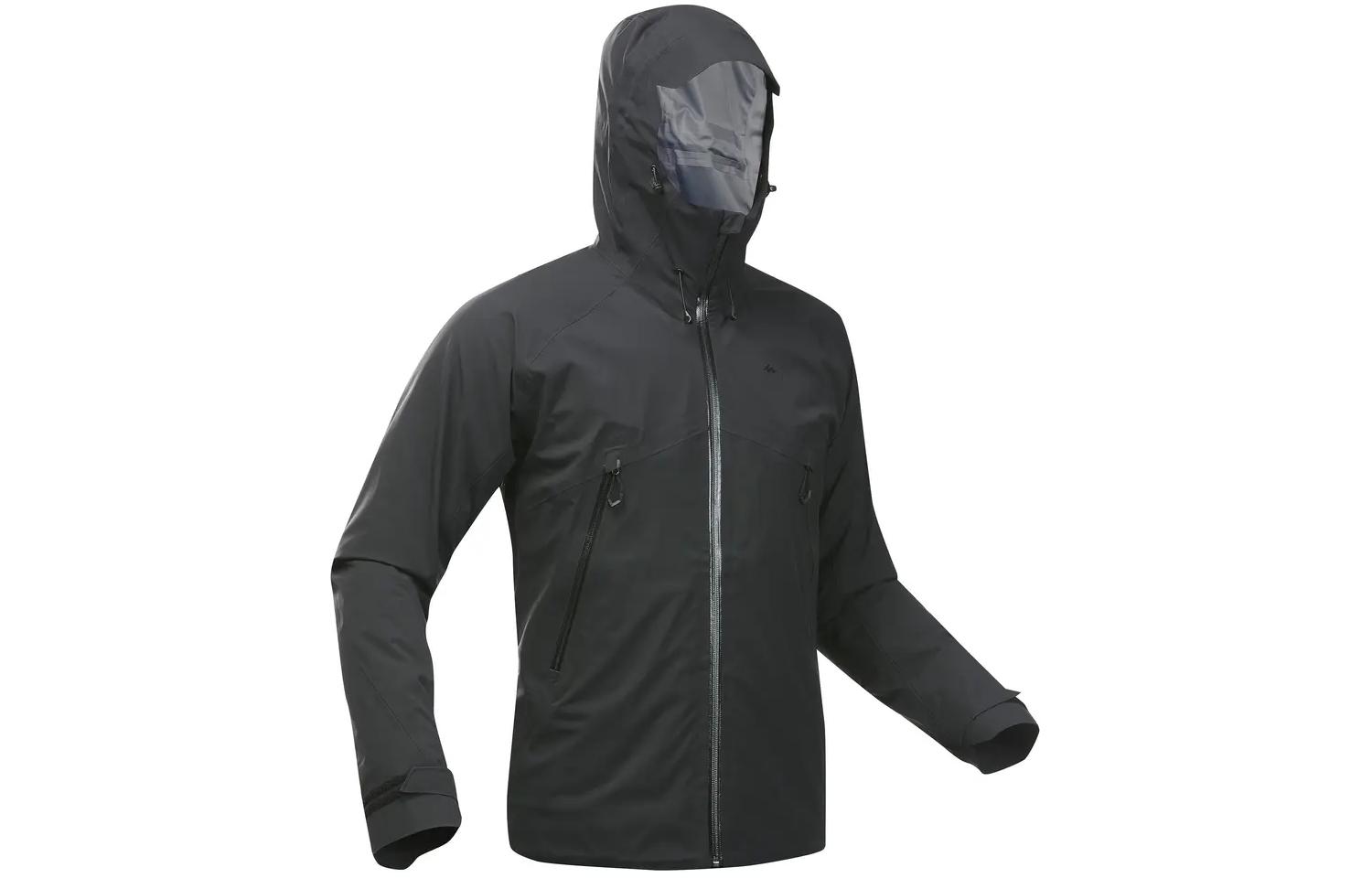 DECATHLON MH500 Lightweight Waterproof Windproof Jacket Black 4563128