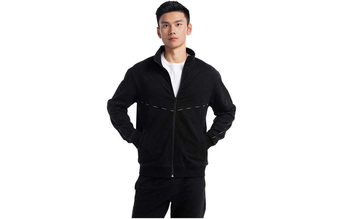 DECATHLON Printed Warm Casual Jacket with Stand Collar 8861808
