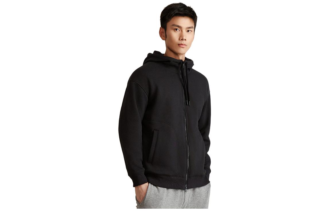 DECATHLON Solid Color Hooded Drop Shoulder Zip-Up Hoodie 8828165
