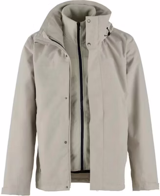 DECATHLON TRAVEL 100 Fleece 3-in-1 Waterproof Hiking Jacket Men - Moon Rock Gray 8781417 Buy DECATHLON TRAVEL 100 Fleece 3-in-1 Waterproof Hiking Jacket Men - Moon Rock Gray 8781417