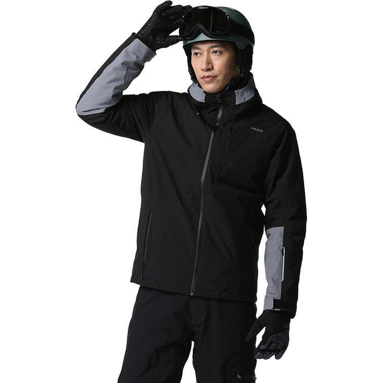 DECATHLON Waterproof Hooded Ski Jacket - Insulated Winter Coat H726448