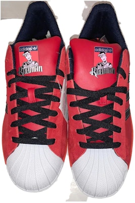 Def Jam x Redman x adidas originals Superstar 2 "University 百搭休閒 輕鬆舒適 減震耐磨 低幫 板鞋 男女同款 黑紅 Lookbook Def Jam x Redman x adidas originals Superstar 2 "University 百搭休閒 輕鬆舒適 減震耐磨 低幫 板鞋 男女同款 黑紅