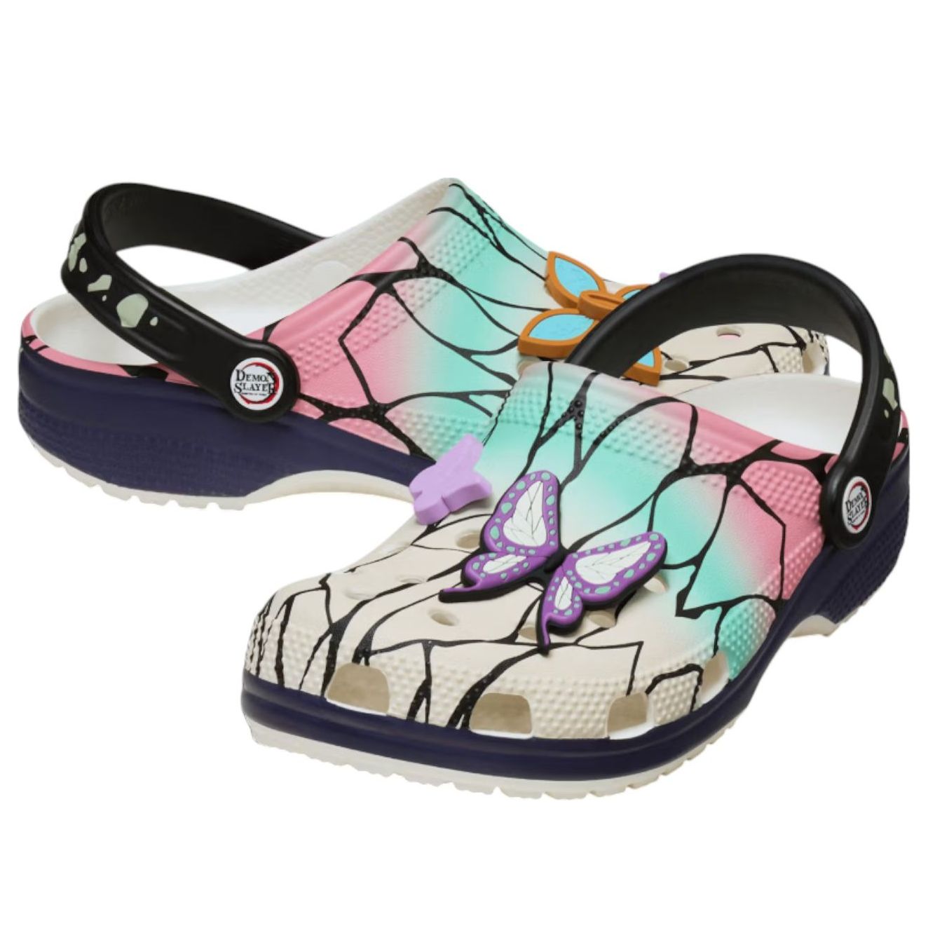 Lookbook Demon Slayer x Crocs Classic Clog ''Shinobu Kocho'' Nederlands 211412-90H