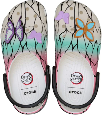 Demon Slayer x Crocs Classic Clog ''Shinobu Kocho'' Nederlands 211412-90H Shop Demon Slayer x Crocs Classic Clog ''Shinobu Kocho'' Nederlands 211412-90H