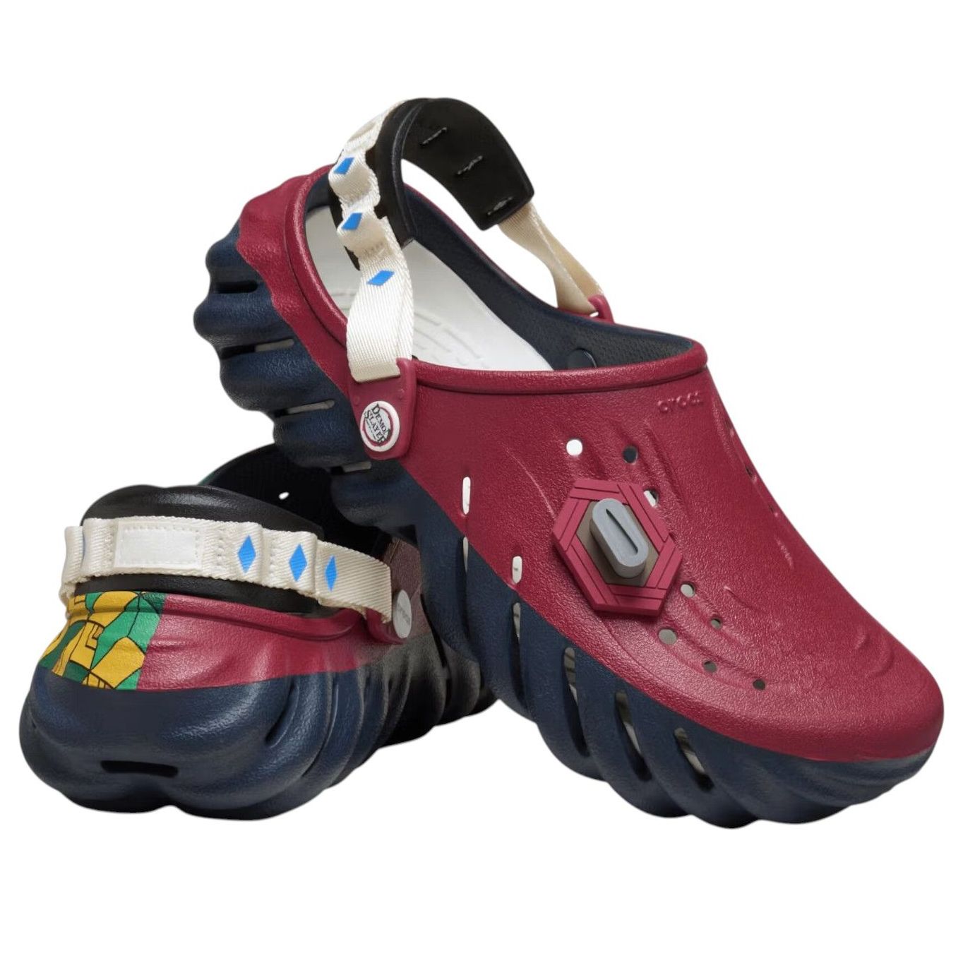 Shop Demon Slayer x Crocs Echo RO Clog 'Giyu Tomioka' 211413-90H