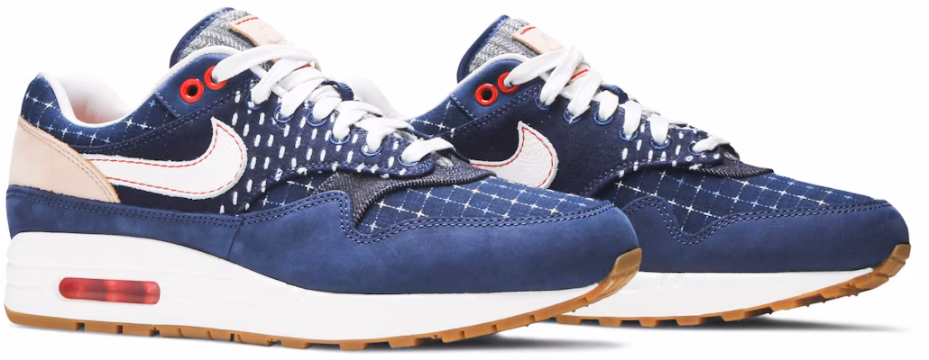 Denham x Nike Air Max 1 'Blue Void' CW7603-400 Cheap Denham x Nike Air Max 1 'Blue Void' CW7603-400