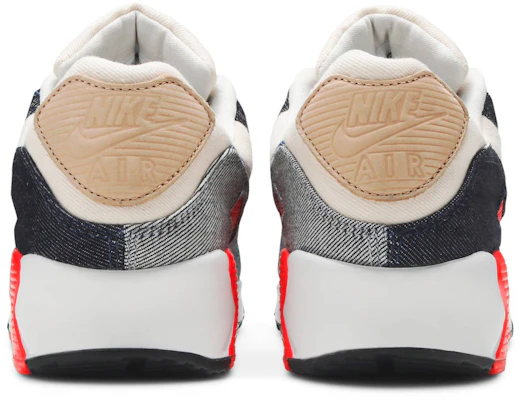 Denham x Nike Air Max 90 'Infrared' Lelaki CU1646-400 Details for Denham x Nike Air Max 90 'Infrared' Lelaki CU1646-400