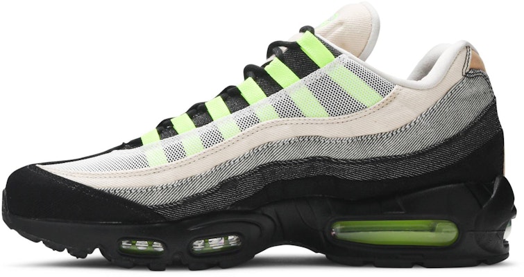 Denham x Nike Air Max 95 'Volt' Lelaki Kasut Sneakers Retro DD9519-001 Lookbook Denham x Nike Air Max 95 'Volt' Lelaki Kasut Sneakers Retro DD9519-001