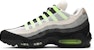 Denham x Nike Air Max 95 'Volt' Lelaki Kasut Sneakers Retro DD9519-001