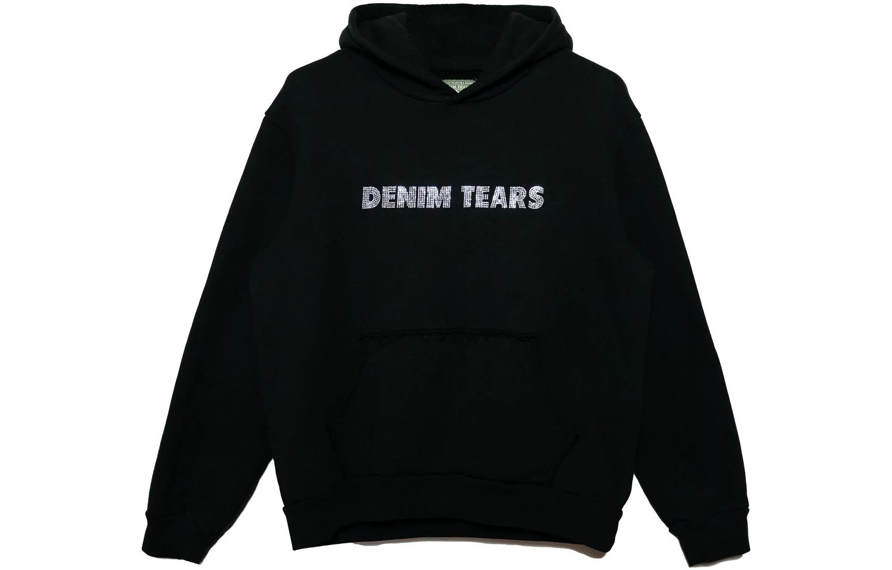Denim Tears Alphabet Hoodie Black Unisex 301-010-67