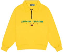 Denim Tears Alphabet Pullover Hoodie Unisex Yellow 306-600-61 Denim Tears Alphabet Pullover Hoodie Unisex Yellow 306-600-61