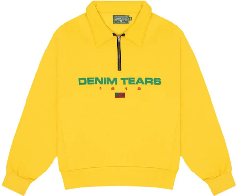 Denim Tears 字母連帽上衣 男女通用 黃色 306-600-61 Buy Denim Tears 字母連帽上衣 男女通用 黃色 306-600-61