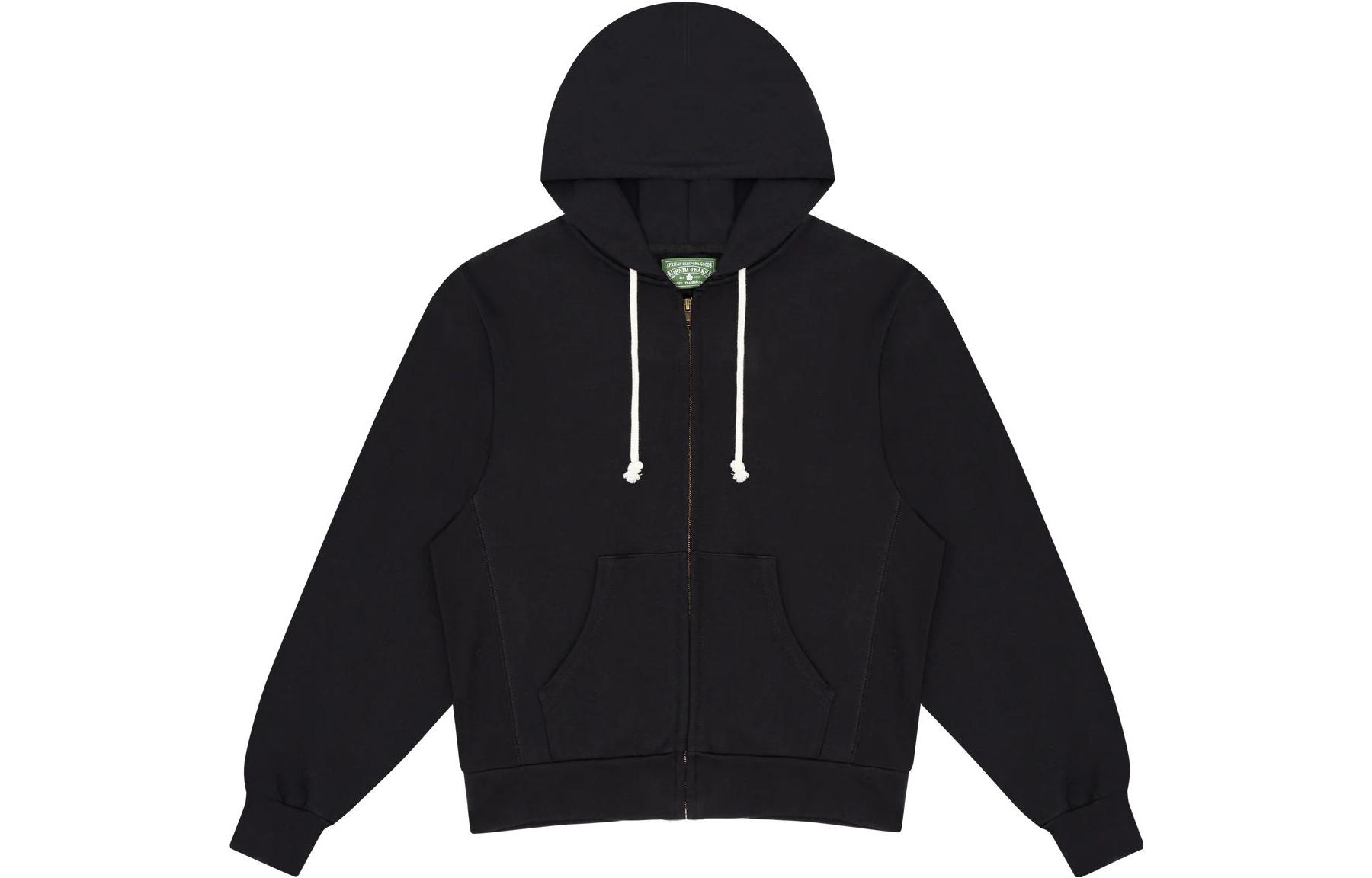 Denim Tears Black Letter Graphic Zip Hoodie Jacket Unisex 301-010-71