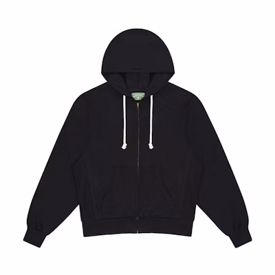 Denim Tears Black Letter Graphic Zip Hoodie Jacket Unisex 301-010-71