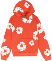 Denim Tears Colorblock Floral Wreath Print Hoodie Unisex Orange. 301-090-30 Denim Tears Colorblock Floral Wreath Print Hoodie Unisex Orange. 301-090-30