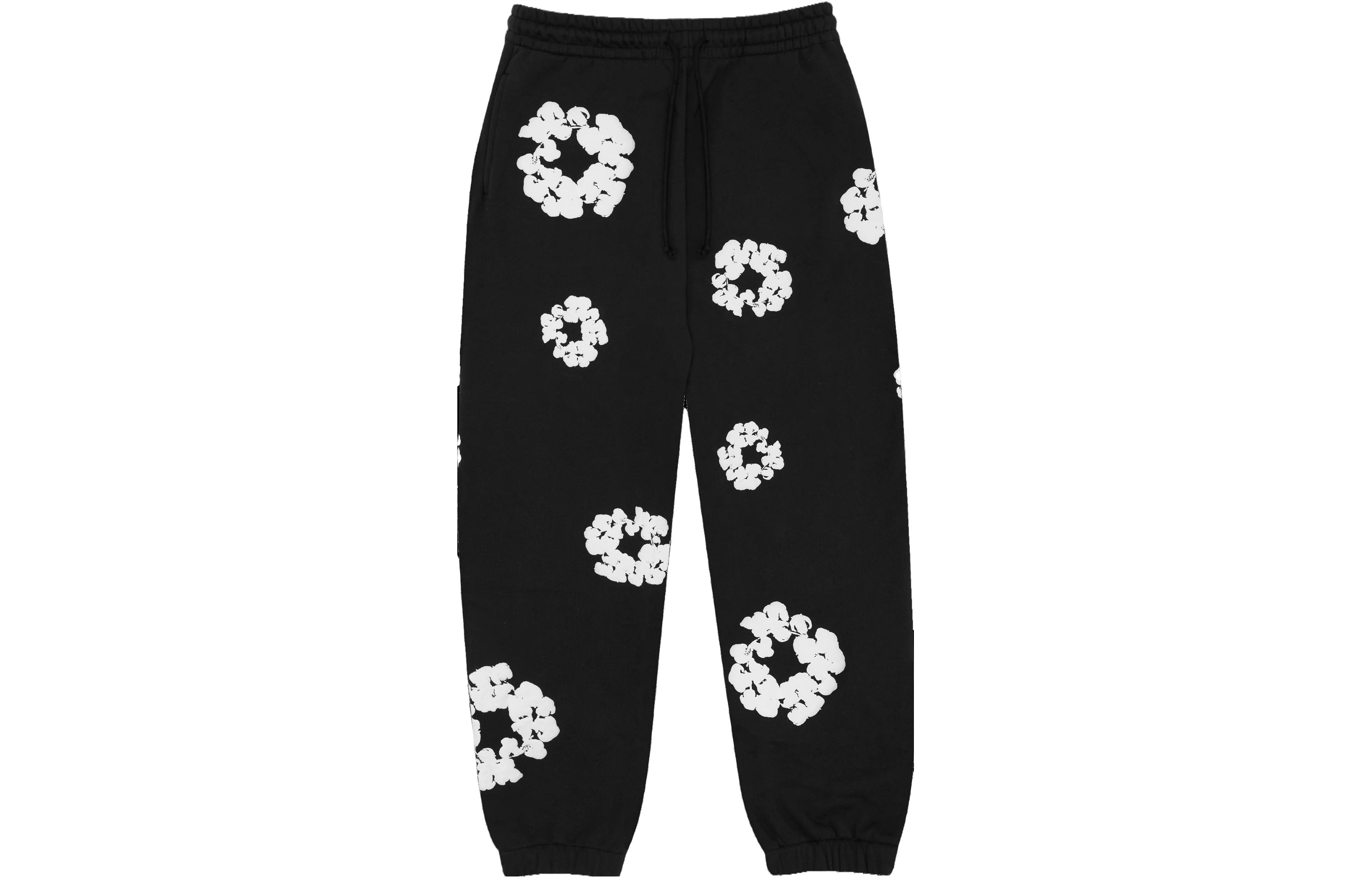 Denim Tears Cotton Wreath Logo Relaxed Fit Knit Joggers Unisex 401-010-30