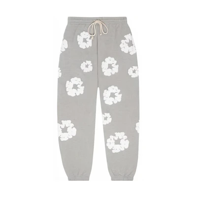 Denim Tears Cotton Wreath Sweatpants Unisex Grey. 401-070-30-GREY