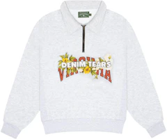 Denim Tears Letter Print Collared Sweatshirt Unisex Grey 306-070-25 Denim Tears Letter Print Collared Sweatshirt Unisex Grey 306-070-25