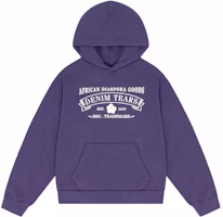 Denim Tears Letter Print Hoodie Unisex Purple 201-200-51 Denim Tears Letter Print Hoodie Unisex Purple 201-200-51