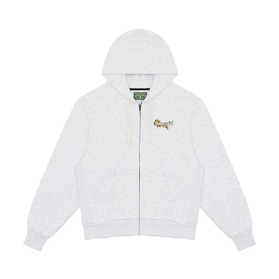Denim Tears Letter Print Zip Jacket Unisex Grey 202-070-72