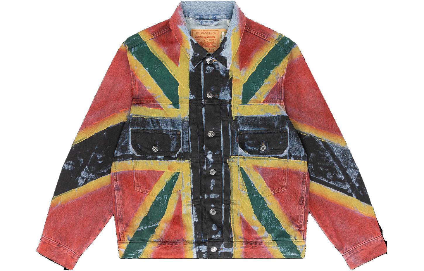 Denim Tears Multi-Color Patchwork Jacket Unisex Multicolor 802-081-40