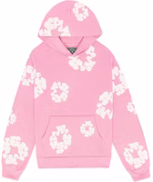 Denim Tears Pink Multicolor Wreath Print Hoodie Unisex 301-100-30 Denim Tears Pink Multicolor Wreath Print Hoodie Unisex 301-100-30