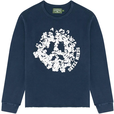 Denim Tears 印花長袖套頭圓領衫 海軍藍 102-080-27 Buy Denim Tears 印花長袖套頭圓領衫 海軍藍 102-080-27