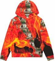 Denim Tears SS25 Flame Graphic Hoodie Unisex Orange FW24THD0601 Denim Tears SS25 Flame Graphic Hoodie Unisex Orange FW24THD0601