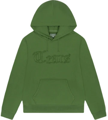 Denim Tears SS25 綠色字母口袋連帽衫 男女休閒穿搭 SS25THD0611 Buy Denim Tears SS25 綠色字母口袋連帽衫 男女休閒穿搭 SS25THD0611