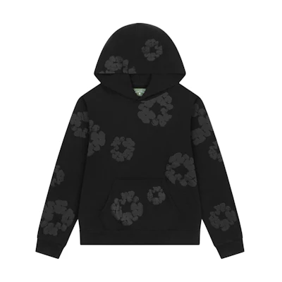 Denim Tears SS25 Monochrome Wreath Pullover Hoodie Unisex. SS25THD6512094