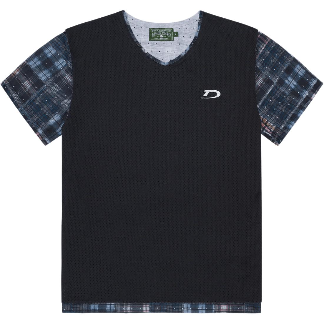 Denim Tears SS25 Optical Illusion Mesh Short Sleeve Basketball Jersey Unisex SS25TSS00643