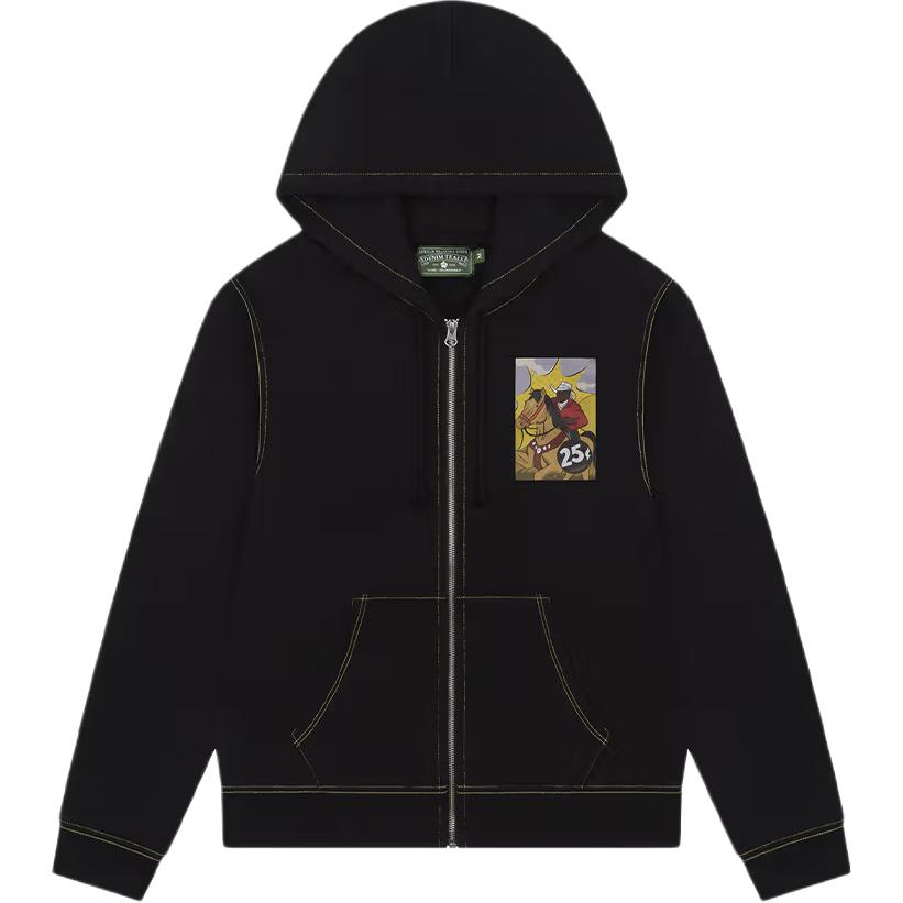 Denim Tears SS25 Sweet Corner Graphic Hoodie Unisex with Kangaroo Pocket SS25TZH005441