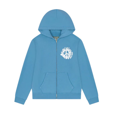 Denim Tears SS25 Sweet Corner Logo Hoodie with Kangaroo Pocket Unisex CasualWear SS25TZH10391849