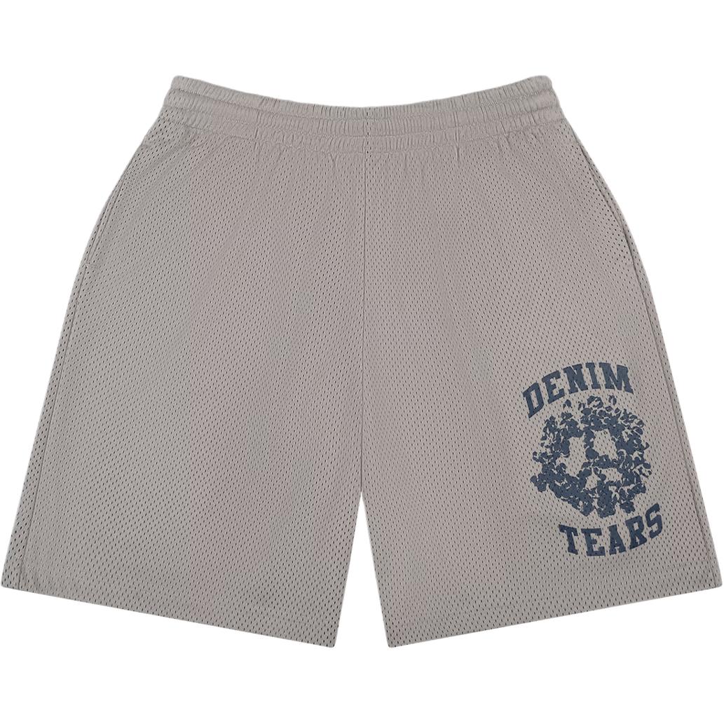 Denim Tears SS25 Sweet Corner Mesh Logo Print Loose Shorts Unisex Casual Style SS25BRS11161878