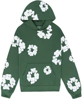Denim Tears Wreath Print Hoodie Unisex Green 301-060-30 Denim Tears Wreath Print Hoodie Unisex Green 301-060-30