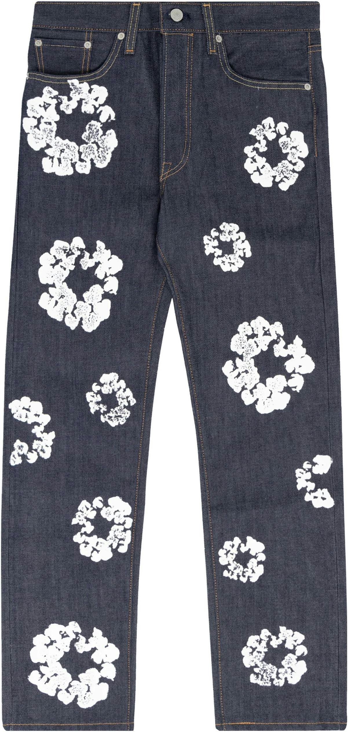 denim-tears-wreath-print-mid-rise-zipper-jeans-unisex-black-blue-dt-501-000-30