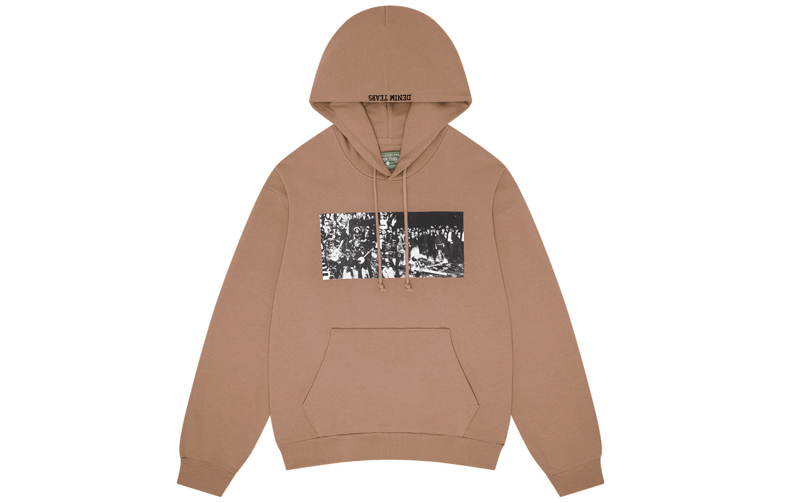 Denim Tears Arthur Jafa SS24 Clay Hoodie Unisex Pullover with Letter Print 013-045-123