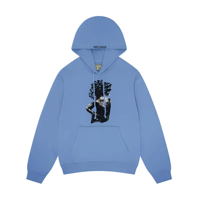 Denim Tears Arthur Jafa SS24 Graphic Hoodie Unisex - Gray Blue 013-008-136