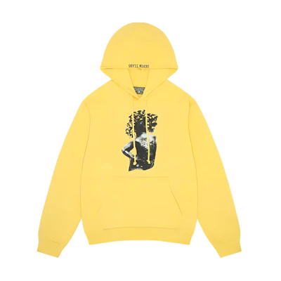 Denim Tears Arthur Jafa SS24 Letter Graphic Hoodie Yellow Unisex 013-036-136