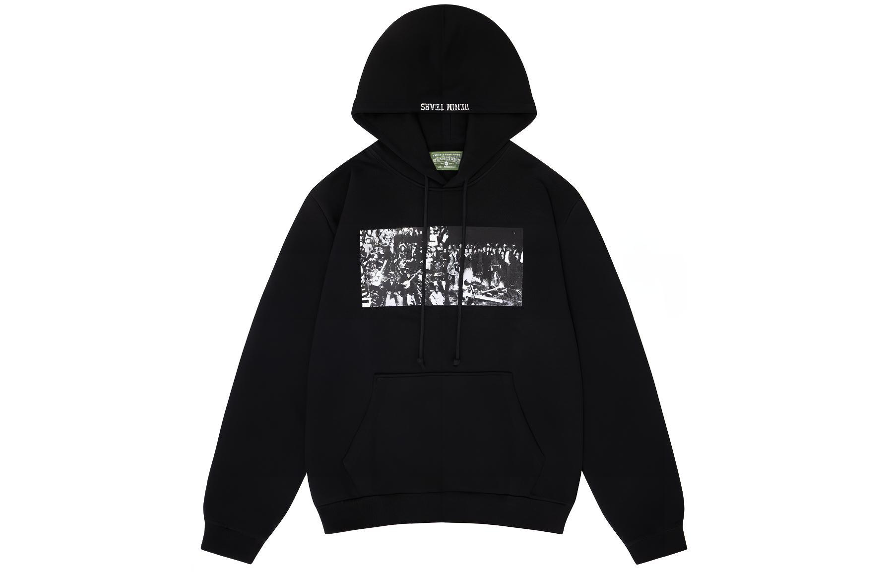 Denim Tears Arthur Jafa SS24 Letter Print Hoodie Black Unisex 013-006-123