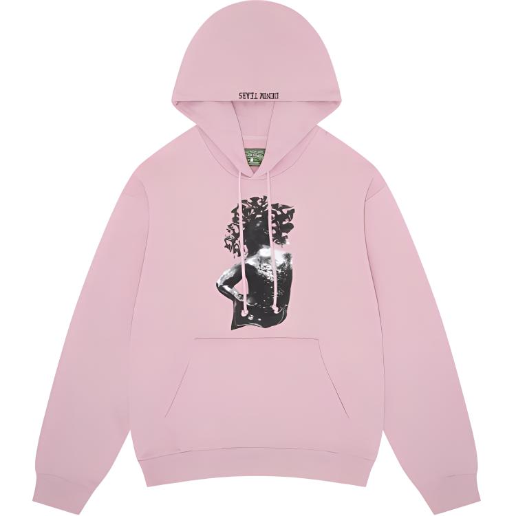 Denim Tears Arthur Jafa SS24 Letter Print Hoodie Purple () 013-053-136