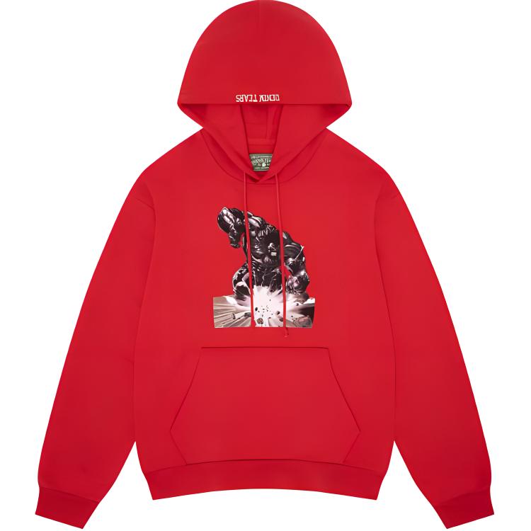 Denim Tears x Arthur Jafa SS24 Red Graphic Pullover Hoodie Unisex. 013-030-137