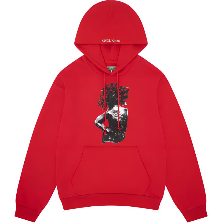 Denim Tears Arthur Jafa SS24 Red Letter Character Print Hoodie Unisex 013-030-136